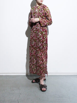 1970s indian die and embroidery dress