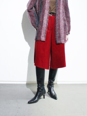 1980s corduroy half pants