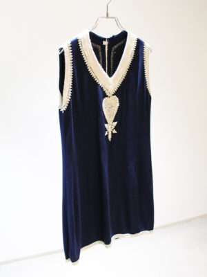 1980s no sleeve dress