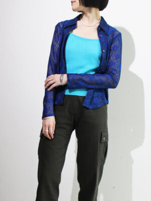 1980s lace shirt