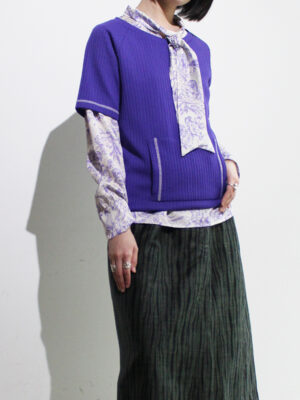 1980s short sleeve knit top