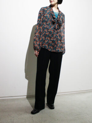 1980s two tucks trousers