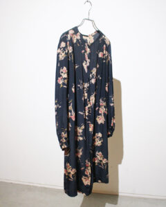 1980s flower print dress