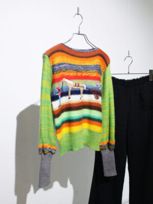 embroidery knit sweater