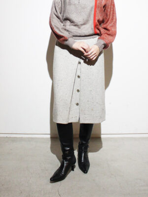 1980s herringbone skirt