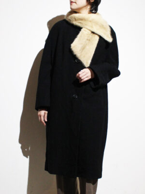 1960s fur collar coat