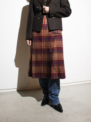 1970s kilt skirt