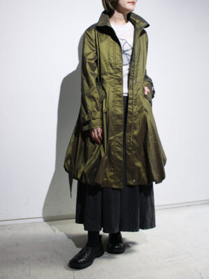 1990s chambray balloon coat