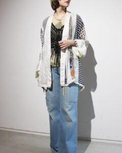 1990s switching silk jacket