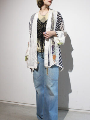 1990s switching silk jacket