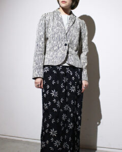 1980s over shoulder cropped jacket