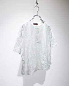 1980s henley neck half sleeve tee shirt