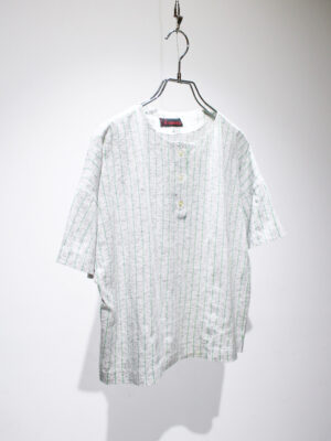 1980s henley neck half sleeve tee shirt