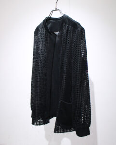 1980s knitting mesh jacket